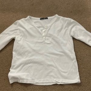 white long sleeve brandy melville shirt